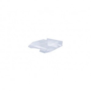 Vaschetta portacorrispondenza da scrivania Office Products in PP A4 - trasparente - 18016011-90