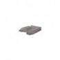 Vaschetta portacorrispondenza da scrivania Office Products in PP A4 - trasparente fumé - 18016011-91