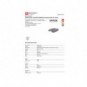 Vaschetta portacorrispondenza da scrivania Office Products in PP A4 - trasparente fumé - 18016011-91