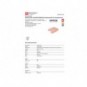 Vaschetta portacorrispondenza da scrivania Office Products in PP A4 - trasparente rosso - 18016011-04