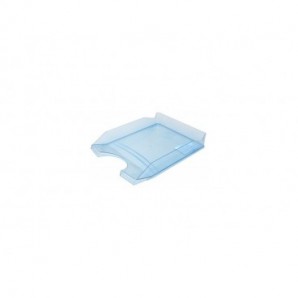 Vaschetta portacorrispondenza da scrivania Office Products in PP A4 - trasparente blu - 18016011-01