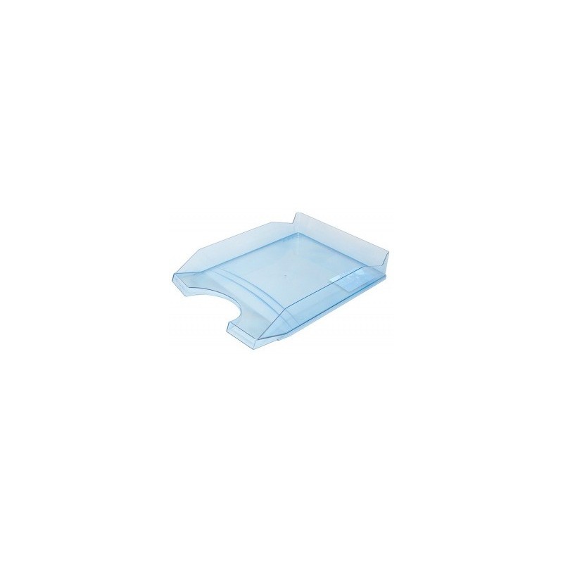Vaschetta portacorrispondenza da scrivania Office Products in PP A4 - trasparente blu - 18016011-01
