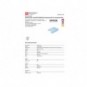 Vaschetta portacorrispondenza da scrivania Office Products in PP A4 - trasparente blu - 18016011-01
