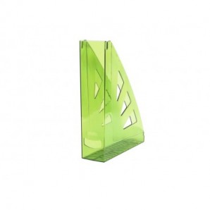 Portariviste in plastica rigida Office Products A4 - trasparente verde 21215511-02