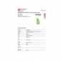 Portariviste in plastica rigida Office Products A4 - trasparente verde 21215511-02