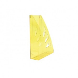 Portariviste in plastica rigida Office Products A4 - trasparente giallo 21215511-06