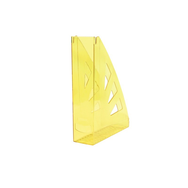 Portariviste in plastica rigida Office Products A4 - trasparente giallo 21215511-06