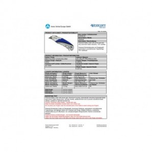 Cutter di sicurezza Westcott con maniglia per l'uscita della lama a scatto - larghezza 18 mm - E-84042 00