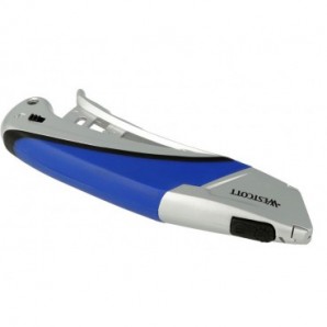 Cutter di sicurezza Westcott con maniglia per l'uscita della lama a scatto - larghezza 18 mm - E-84042 00