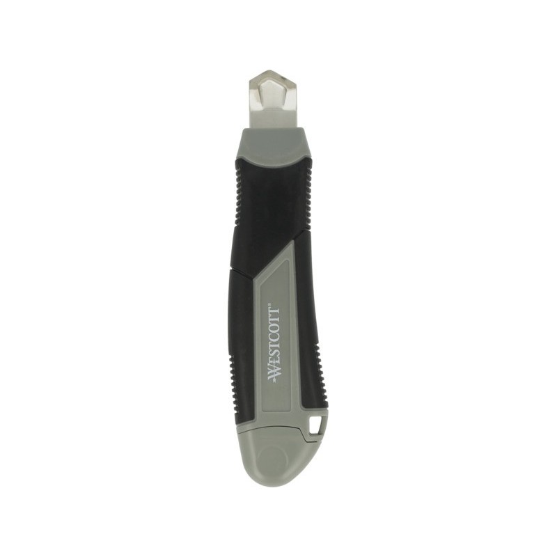 Cutter Westcott Professional larghezza lama 18 mm + 2 lame di ricambio (1+2) grigio - E-184005 00