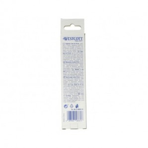 Cutter Westcott Professional larghezza lama 18 mm + 2 lame di ricambio (1+2) grigio - E-184005 00
