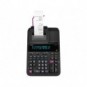 Calcolatrice scrivente Casio display 12 cifre - alimentatore incluso - nero DR-200R-BK-E-EC