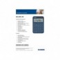 Calcolatrice da tavolo Casio solare o a batteria - display 12 cifre - blu MS-20YC-NY-W-EP