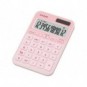 Calcolatrice da tavolo Casio solare o a batteria - display 12 cifre - rosa MS-20YC-LP-W-EP