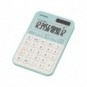 Calcolatrice da tavolo Casio solare o a batteria - display 12 cifre - verde MS-20YC-LG-W-EP