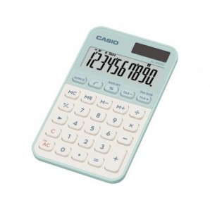 Calcolatrice tascabile Casio solare o batteria - display 10 cifre - verde SL-310YC-LG-W-EP