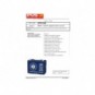 Valigetta PVS Medic 1 All. 2 HACCP blu 250x190xH.90 mm CPS168