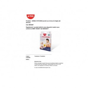 Cerotti funzionali all'arnica PVS Megaplast Arnica Patches - conf. 3 pz - 9x14 cm - MEG007