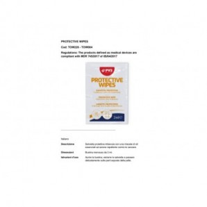 Salviettine protettive antizanzara PVS - conf. 10 pz - 3 ml TOW004