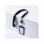 Kit porta badge 110x68 mm + cordoncino 440x20 mm + avvolgibile nero con filo 80 cm Avery nero - R4828HB-1