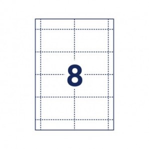 Kit porta badge trasparente 60x90 mm + 10 cordoncini neri con gancio + 16 inserti microperforati stampabili Avery