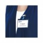 Porta Badge di sicurezza rigidi con clip Avery 54x85 mm - trasparente - conf. 25 pz - 4826