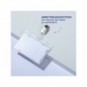 Porta Badge di sicurezza rigidi con clip Avery 54x85 mm - trasparente - conf. 25 pz - 4826