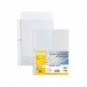 Buste a perforazione universale Sei Rota Atla 22x30 cm in PP basso spessore - finitura goffrata - conf. 25 pz - 662206
