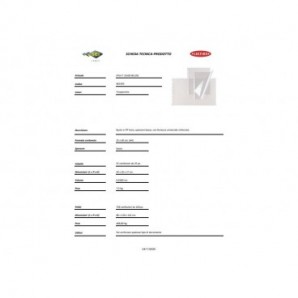 Buste a perforazione universale Sei Rota Atla 22x30 cm in PP basso spessore - finitura liscia - conf. 25 pz - 662203
