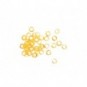 Elastici per lotteria Nikoffice in lattice in busta da 100 g - Ø 8 mm - giallo - 06NIK035