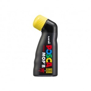 Marcatore a tempera Uni Posca Mop'r punta 3-19 mm giallo M PCM22 G