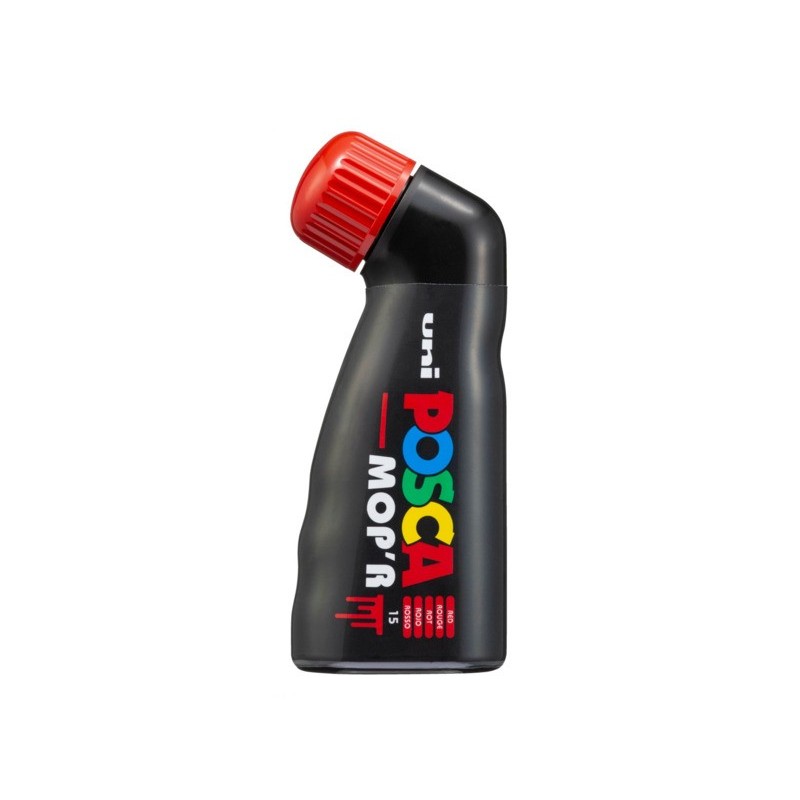 Marcatore a tempera Uni Posca Mop'r punta 3-19 mm rosso M PCM22 R