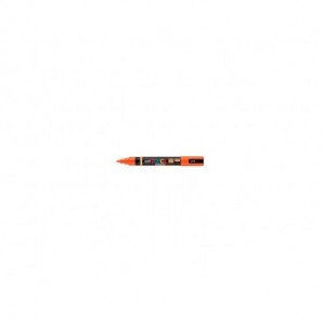 Marcatore a tempera Uni Posca con punta a pennello semi-flessibile 1-4 mm arancione - M PC5BR AC