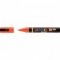 Marcatore a tempera Uni Posca con punta a pennello semi-flessibile 1-4 mm arancione - M PC5BR AC