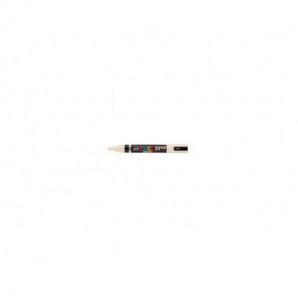 Marcatore a tempera Uni Posca con punta a pennello semi-flessibile 1-4 mm beige M PC5BR BG
