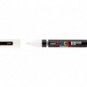 Marcatore a tempera Uni Posca con punta a pennello semi-flessibile 1-4 mm bianco M PC5BR BI