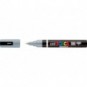 Marcatore a tempera Uni Posca con punta a pennello semi-flessibile 1-4 mm grigio M PC5BR GR