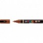 Marcatore a tempera Uni Posca con punta a pennello semi-flessibile 1-4 mm marrone - M PC5BR M