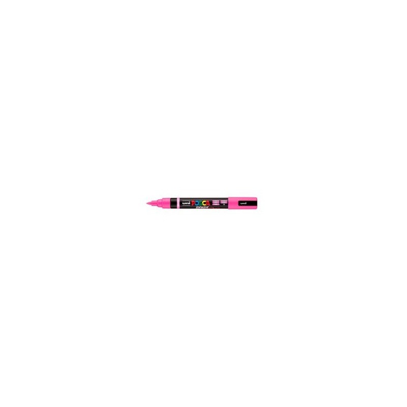 Marcatore a tempera Uni Posca con punta a pennello semi-flessibile 1-4 mm rosa M PC5BR RA
