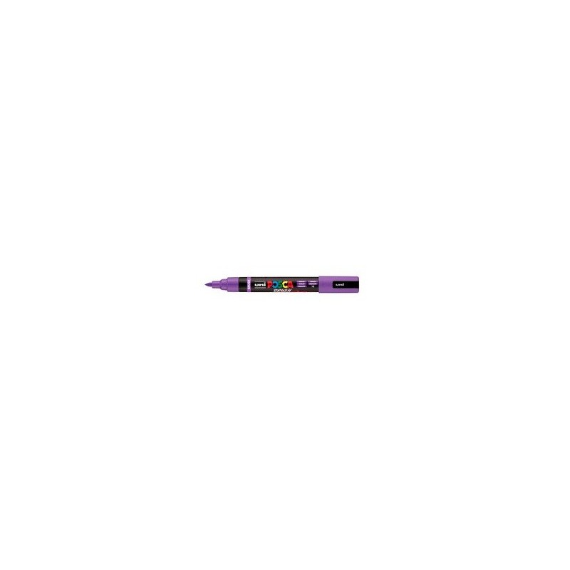 Marcatore a tempera Uni Posca con punta a pennello semi-flessibile 1-4 mm viola M PC5BR VI