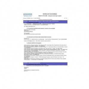 Detergente acido bagno di origine vegetale Ecochem Nabucco Ecolabel 750 ml EL06NABM750B243