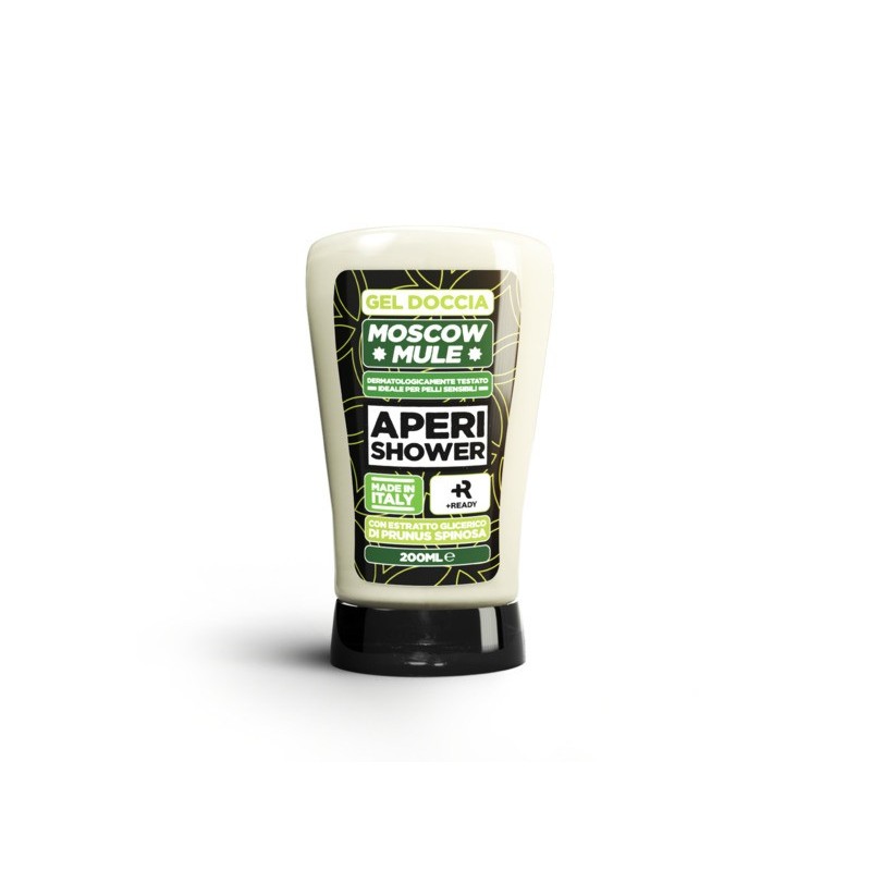 Gel doccia bagnoschiuma +Ready Aperishower 200 ml Moscow Mule PY0009