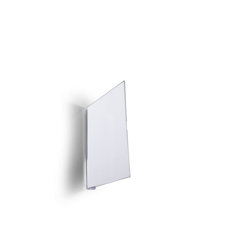 Cartello da corsia a bandiera magnetico A5 verticale trasparente Durable - conf. 10 pz - 1872-19