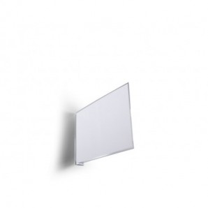 Cartello da corsia a bandiera magnetico A5 orizzontale trasparente Durable - conf. 10 pz - 1873-19