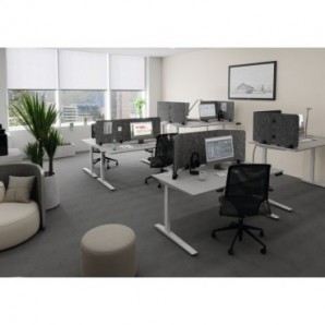Pannello divisorio da scrivania Durable EFFECT 160 carbone 3135-58