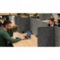 Pannello divisorio da scrivania Durable EFFECT 160 carbone 3135-58