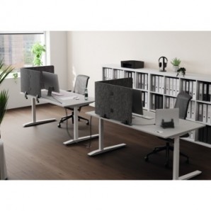 Pannello divisorio da scrivania Durable EFFECT 160 carbone 3135-58