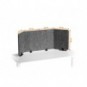 Pannello divisorio da scrivania Durable EFFECT 160 carbone 3135-58