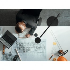 Lampada da terra Luctra® FLOOR LITE nero 9288-01