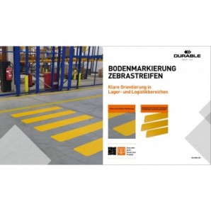 Strisce pedonali 200/05 Durable giallo - conf. 5 pz - 1810-04